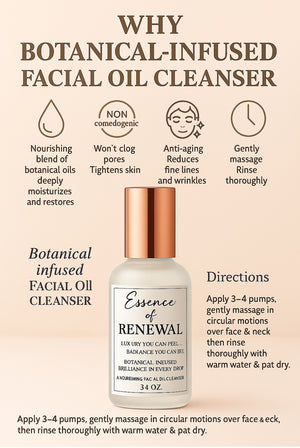 Essence of Renewal Nourishing Facial Oil Cleanser