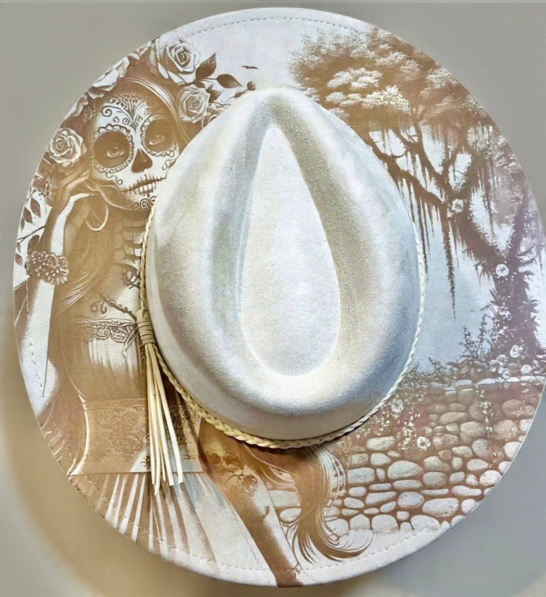 Queen of the Afterlife – La Catrina Inspired Engraved Hat