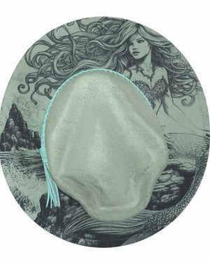 Ocean Daydream Mermaid Engraved Hat